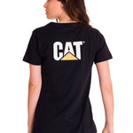 Polera Manga corta Casual Mujer WOMEN'S TRADEMARK TEE Negro CAT