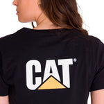 Polera Manga corta Casual Mujer WOMEN'S TRADEMARK TEE Negro CAT