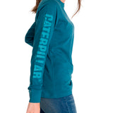 Polera Manga Larga Mujer Trademark Banner Celeste CAT