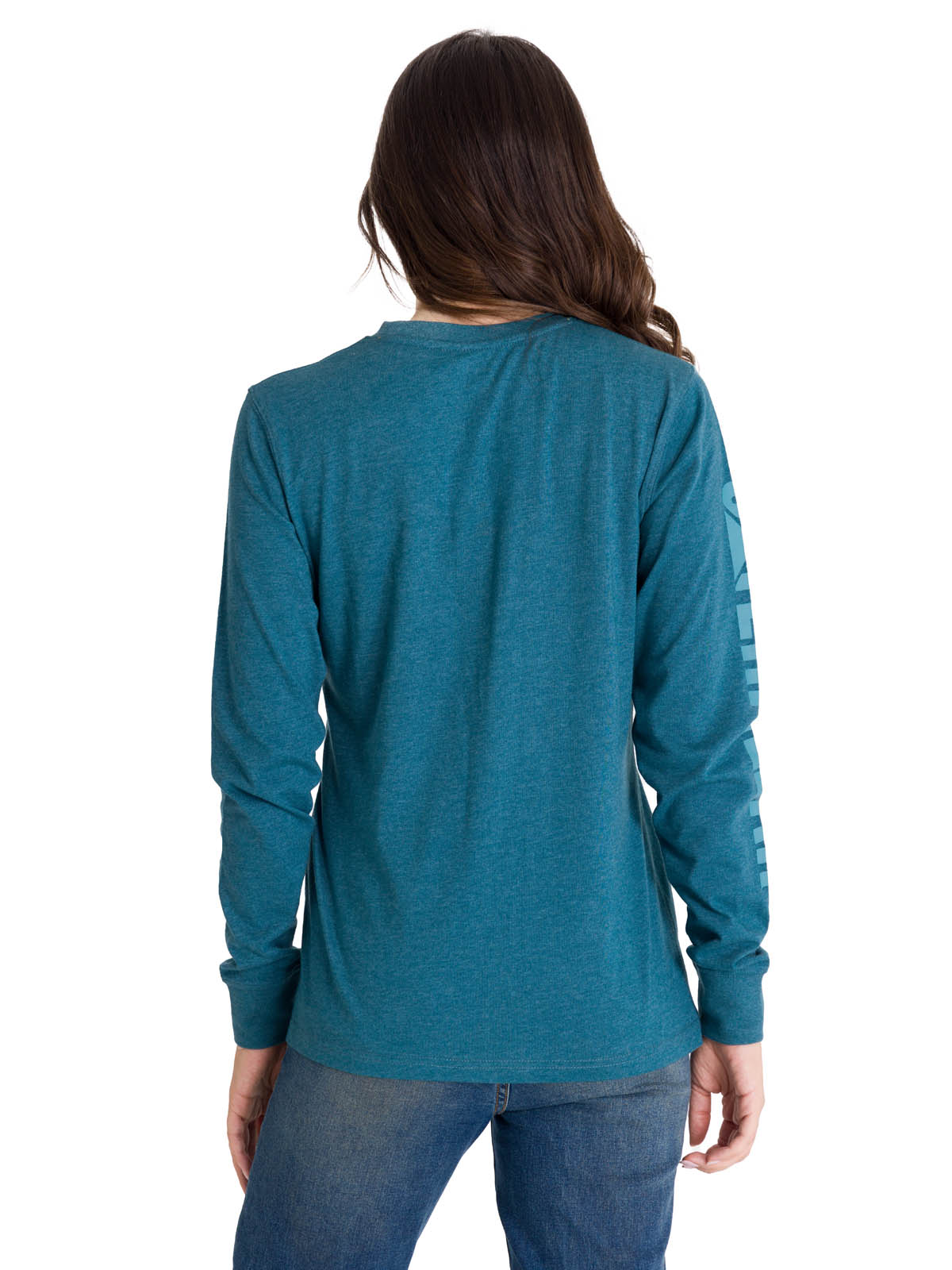Polera Manga Larga Mujer Trademark Banner Celeste CAT
