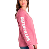 Polera Manga Larga Mujer Trademark Banner Tee Ciruela Cat