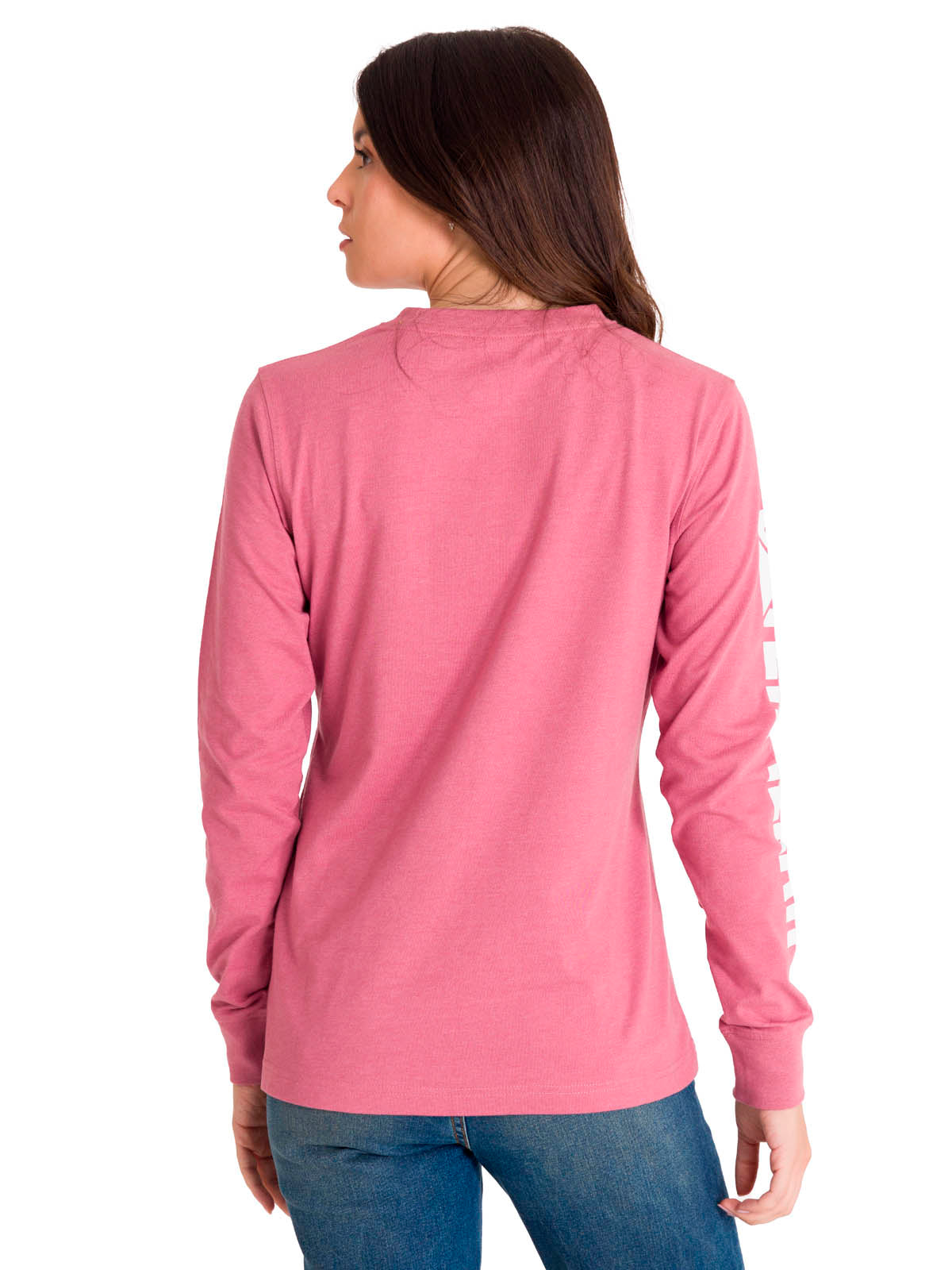 Polera Manga Larga Mujer Trademark Banner Tee Ciruela Cat
