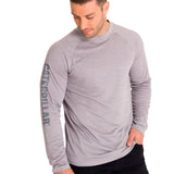 Polera Manga Larga Hombre LIGHTWEIGHT COOLING L/S CREW TEE Gris Cat