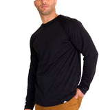 Polera Manga Larga Hombre LIGHTWEIGHT COOLING L/S CREW TEE Negra Cat