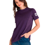 Polera Manga Corta Mujer LIGHTWEIGHT COOLING S/S CREW TEE Morada Cat