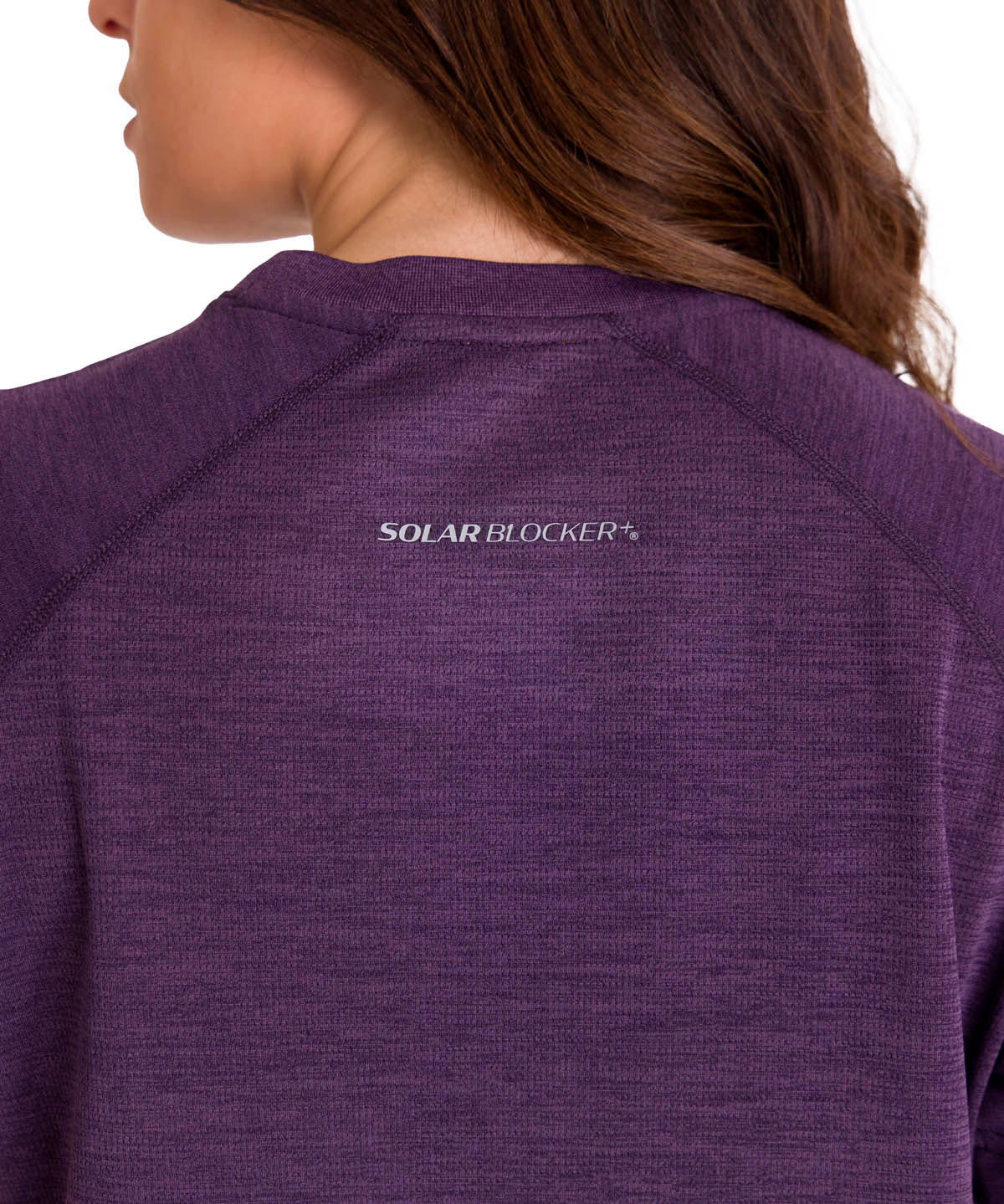 Polera Manga Corta Mujer LIGHTWEIGHT COOLING S/S CREW TEE Morada Cat