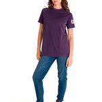 Polera Manga Corta Mujer LIGHTWEIGHT COOLING S/S CREW TEE Morada Cat