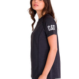 Polera Manga Corta Mujer LIGHTWEIGHT COOLING S/S CREW TEE Negra Cat