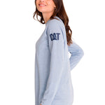 Polera Manga Larga Mujer WOMEN'S LIGHTWEIGHT COOLING L/S CREW Gris Cat