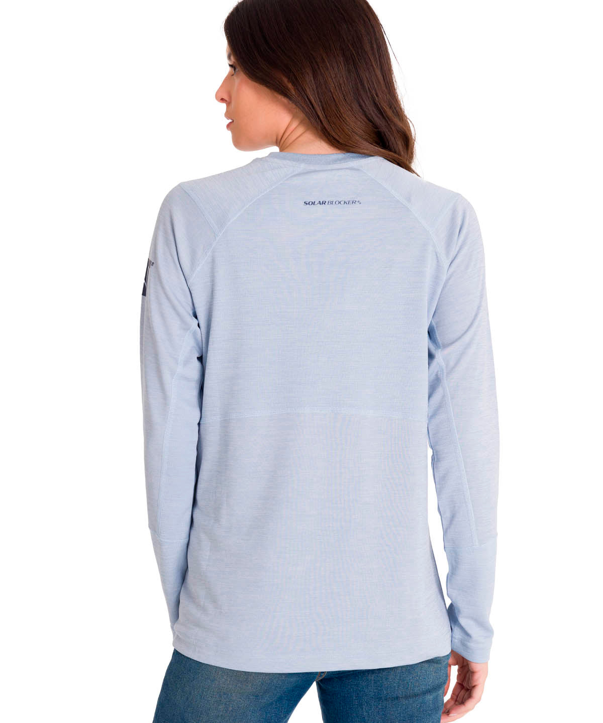 Polera Manga Larga Mujer WOMEN'S LIGHTWEIGHT COOLING L/S CREW Gris Cat