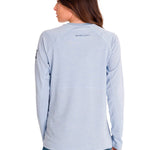 Polera Manga Larga Mujer WOMEN'S LIGHTWEIGHT COOLING L/S CREW Gris Cat