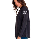 Polera Manga Larga Mujer WOMEN'S LIGHTWEIGHT COOLING L/S CREW Negra Cat