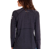 Polera Manga Larga Mujer WOMEN'S LIGHTWEIGHT COOLING L/S CREW Negra Cat