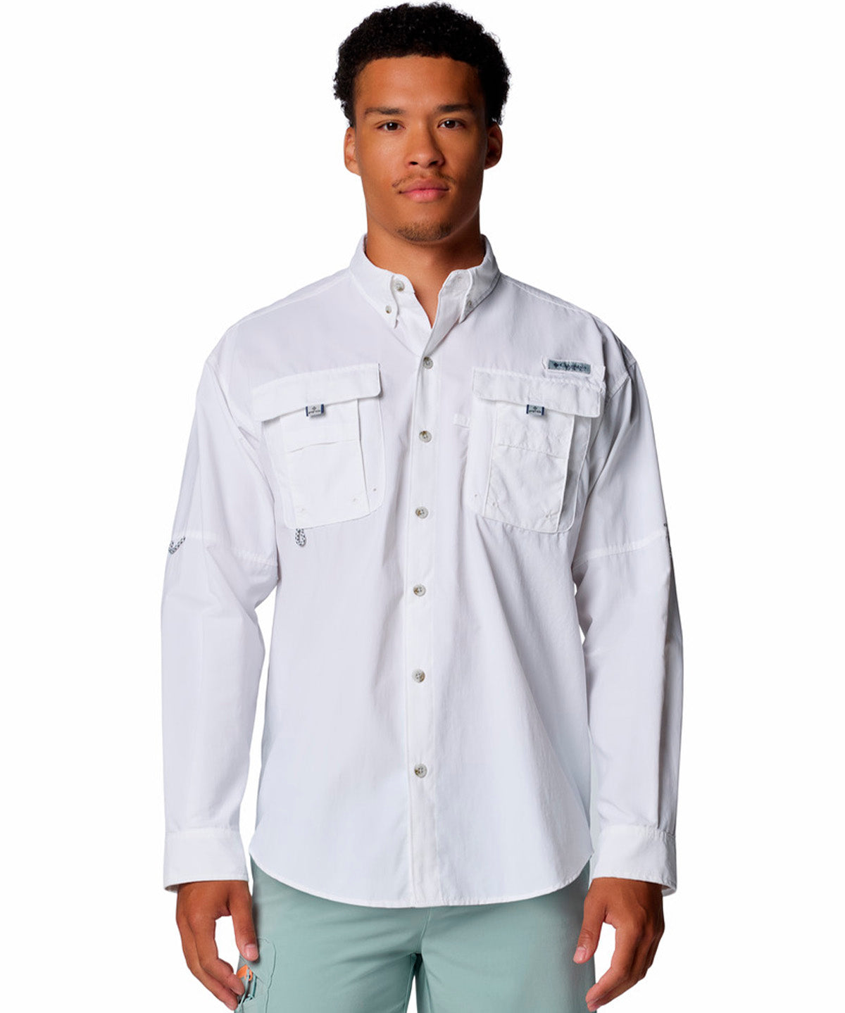 Camisa Manga Larga Hombre Bahama II Blanco Columbia