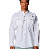 Camisa Manga Larga Hombre Bahama II Blanco Columbia