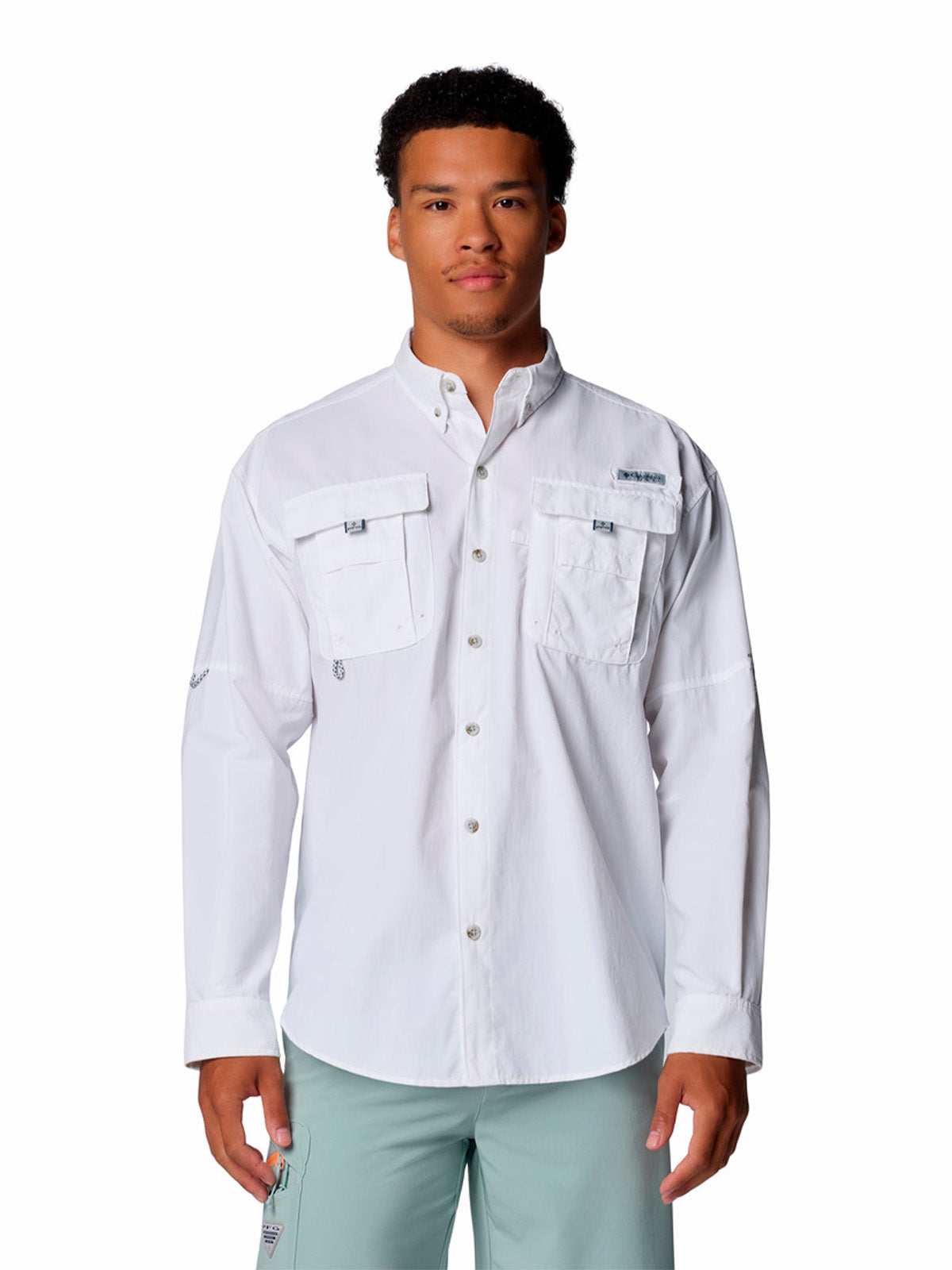 Camisa Manga Larga Hombre Bahama II Blanco Columbia