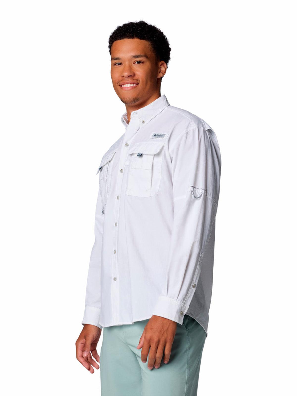 Camisa Manga Larga Hombre Bahama II Blanco Columbia