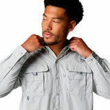 Camisa Manga Larga Hombre Bahama II Gris Columbia