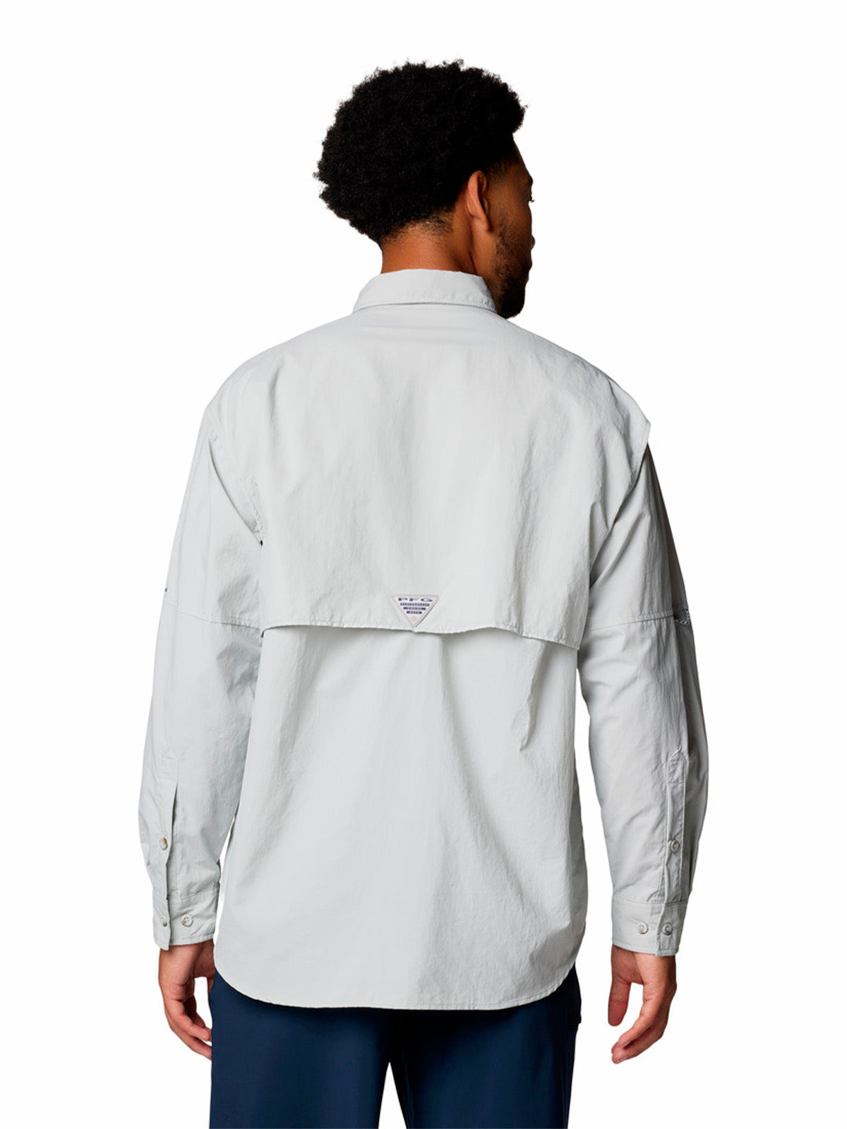 Camisa Manga Larga Hombre Bahama II Gris Columbia