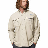 Camisa Manga Larga Hombre Bahama II Beige Columbia