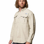 Camisa Manga Larga Hombre Bahama II Beige Columbia