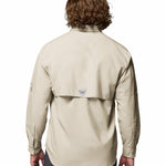 Camisa Manga Larga Hombre Bahama II Beige Columbia