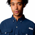 Camisa Manga Larga Hombre Bahama II Azul Columbia