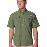 Camisa Manga Corta Hombre Bahama II Verde Columbia