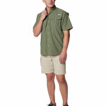 Camisa Manga Corta Hombre Bahama II Verde Columbia
