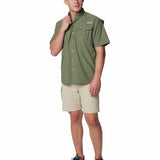 Camisa Manga Corta Hombre Bahama II Verde Columbia
