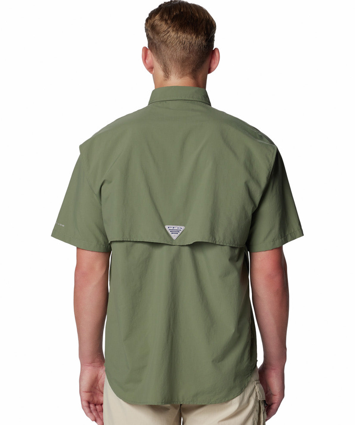 Camisa Manga Corta Hombre Bahama II Verde Columbia