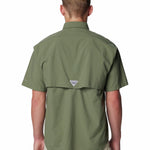 Camisa Manga Corta Hombre Bahama II Verde Columbia
