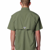 Camisa Manga Corta Hombre Bahama II Verde Columbia