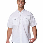 Camisa Manga Corta Hombre Bahama II Blanco Columbia