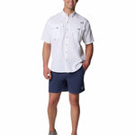 Camisa Manga Corta Hombre Bahama II Blanco Columbia