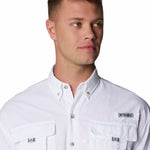 Camisa Manga Corta Hombre Bahama II Blanco Columbia