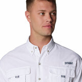 Camisa Manga Corta Hombre Bahama II Blanco Columbia