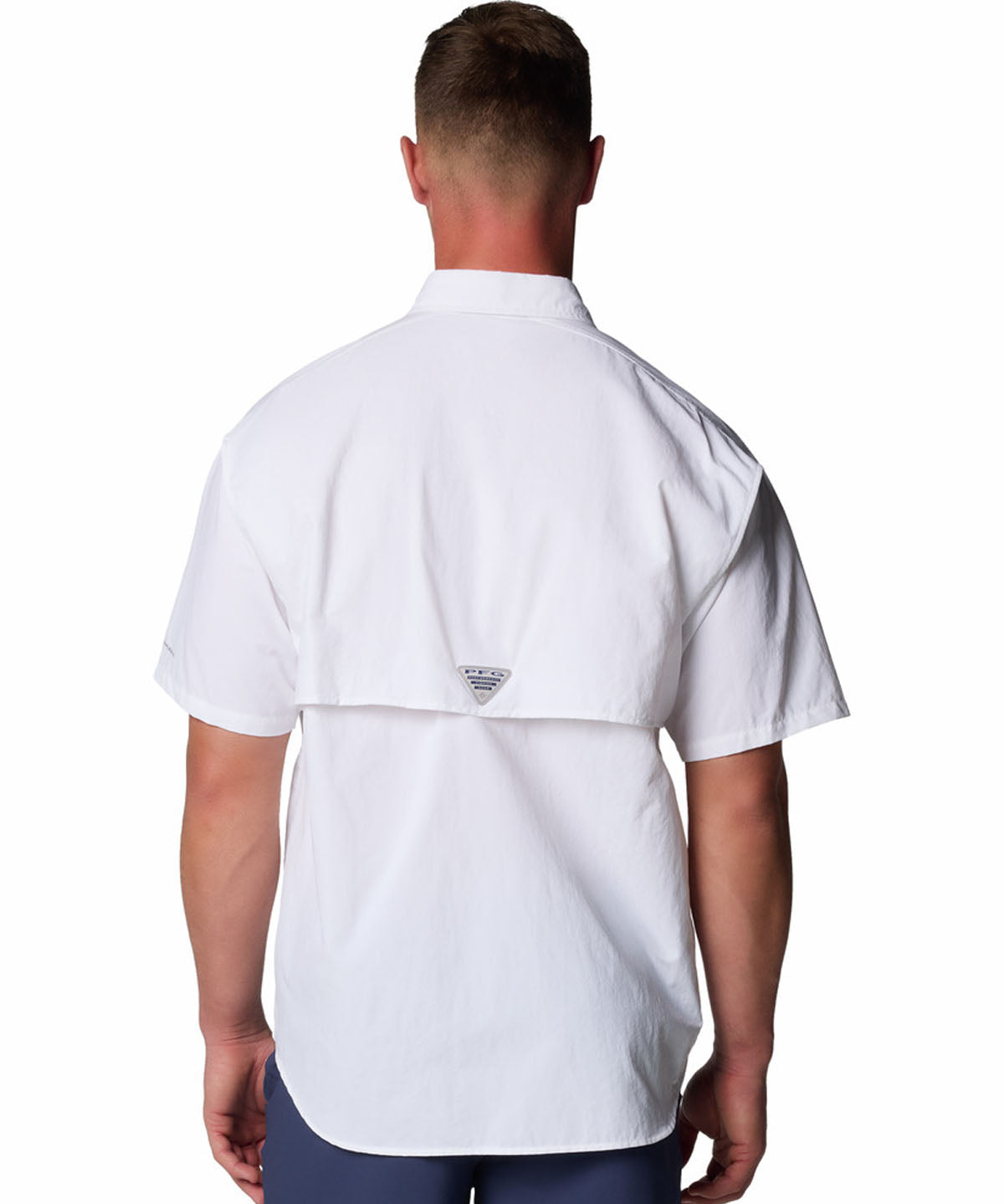 Camisa Manga Corta Hombre Bahama II Blanco Columbia