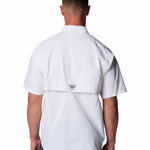Camisa Manga Corta Hombre Bahama II Blanco Columbia