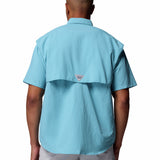 Camisa Manga Corta Hombre Bahama II Azul Columbia