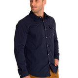 Camisa Manga Larga Casual Hombre LIGHTWEIGHT L/S WESTERN SHIRT Azul Marino Cat