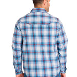 Camisa Manga Larga Casual Hombre LIGHTWEIGHT L/S WESTERN SHIRT Celeste Cat