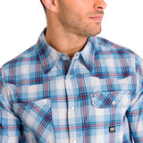 Camisa Manga Larga Casual Hombre LIGHTWEIGHT L/S WESTERN SHIRT Celeste Cat