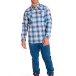 Camisa Manga Larga Casual Hombre LIGHTWEIGHT L/S WESTERN SHIRT Celeste Cat