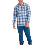 Camisa Manga Larga Casual Hombre LIGHTWEIGHT L/S WESTERN SHIRT Celeste Cat