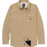 Camisa Manga Larga Hombre Lightweight Western Beige CAT