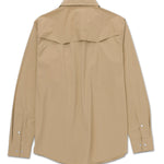 Camisa Manga Larga Hombre Lightweight Western Beige CAT