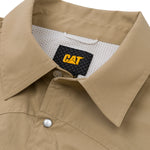 Camisa Manga Larga Hombre Lightweight Western Beige CAT