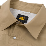 Camisa Manga Larga Hombre Lightweight Western Beige CAT
