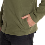 Polar Casual Hombre Microfleece Full Zip Verde Cat